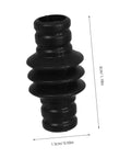 Heatproof Rubber Steam Wand Cover For Espresso Machine Pro Grade Insulation Sleeve with size dimensions