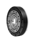 Top Notch Precision Harmonic Drive Robot Gear Reducer Featuring Tight Horizontal Mount And One Hundred Reduction Ratio For Killer Efficiency And Rock Solid Industrial Performance side view showing detailed gearing and mount design.