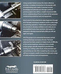 Book: Metal Lathe for Home Machinists back cover with three lathe photos and Fox Chapel Publishing logo.