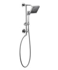 Eco-Performance Six-Inch Rain Showerhead With Immersion Technology, Self-Pressurizing One-Function Spray For A Thunderous Rinse Delivers Three Times More Spray Power, 2.0 GPM WaterSense Chrome Finish mounted on wall