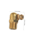 Go To Tough Grease Fitting All In One Kit With Straight 45 Degree And 90 Degree Nozzles For Automotive And Heavy Equipment Use In Harsh Conditions
