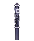 Heavy Duty Carbide Insert Flush Trim Router Bit With Dual Top And Bottom Bearings 19mm Cutting Width Half Inch Shank in black