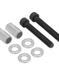 Rock Solid Aluminum Alloy Brake Boosters With Mounting Screws For V Brake Mountain Bikes Heavy Duty Premium Grade Brake Hardware Upgrades No Sweat Quick Install Black Finish screws and washers set
