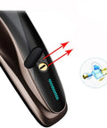 Close-up of Game Changing Smart Door Lock With Biometric Fingerprint App Control Keyless Entry showing keypad and lock mechanism.