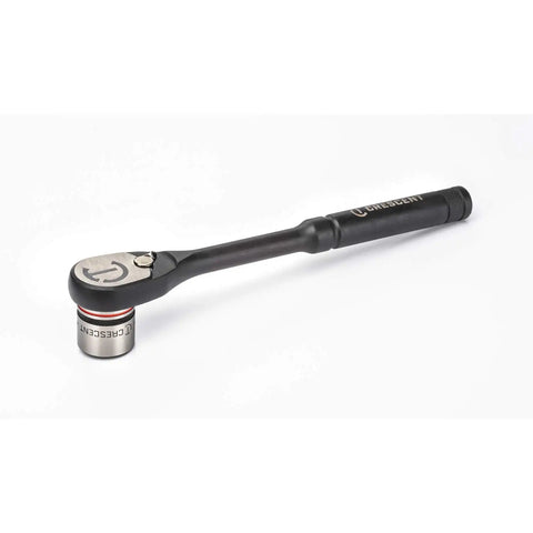 Crescent ratchet from 20 Piece X10 3 8 Inch Drive 6 Point Mechanics Tool Set For SAE And Metric With Crestoloy Alloy Steel And Black Manganese Finish