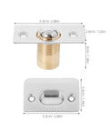 8 Sets Spring Ball Catches With Adjustable Door Latches For Cabinets And Gates, Hidden Retractable Elastic Clamping Mechanism