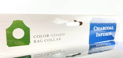 SupraLite HEPA Vacuum Bags RLH6 For SupraLite R10 Series Vacuums With Self Sealing Green Collar packaging detail
