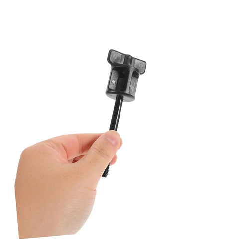 Hand holding Spare Tire Hold Down Hardware For Civic HRV And More Durable Aluminum Alloy Tire Mounting Screw Easy Install.