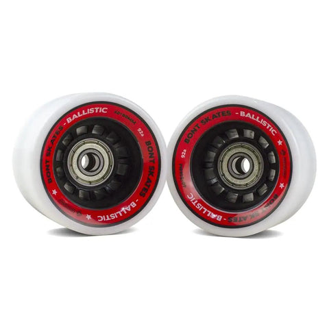 Ballistic Roller Skate Wheels With Bearings For Indoor And Outdoor Quad Skates 60x40mm 92A Durable Wheel Set, close-up
