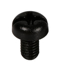 100 Piece Nylon Hex Spacers Kit M2 M3 M4 With Male And Female Screws Nuts Round Head Plastic Fasteners For DIY Electronics And Furniture Assembly In Black White Assorted Sizes, black nylon screw close-up