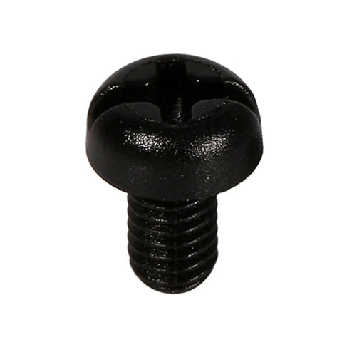 100 Piece Nylon Hex Spacers Kit M2 M3 M4 With Male And Female Screws Nuts Round Head Plastic Fasteners For DIY Electronics And Furniture Assembly In Black White Assorted Sizes, black nylon screw close-up