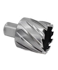 Annular cutter with 3/4 in Weldon shank, 1-5/8 in cutting diameter, silver steel for magnetic drill presses