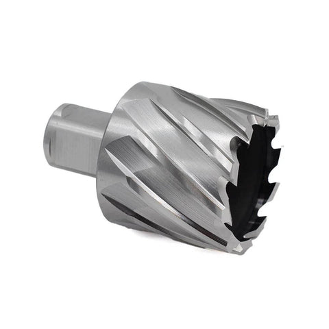Annular cutter with 3/4 in Weldon shank, 1-5/8 in cutting diameter, silver steel for magnetic drill presses