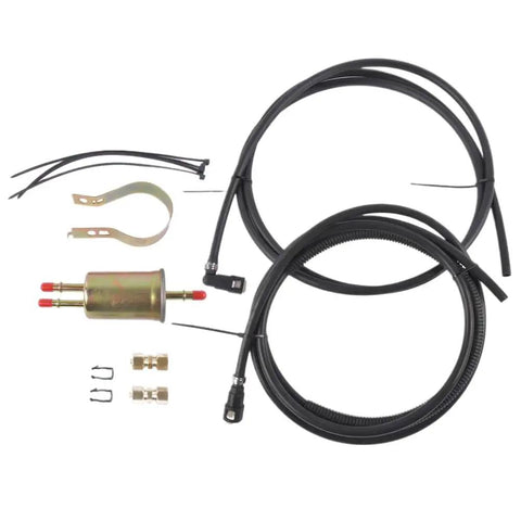 Fuel line kit with hoses, filter, clamps for Upgrade Your Ride With This Killer Fuel Line Kit For Chevy Cobalt Ion And Pontiac G5 Models From 2005 To 2010 Perfect Fit For All The Cool 2.2L Engines Out There So You Can Keep Cruising Smooth Without Any Leaks Or Woes On The Road Ahead Today