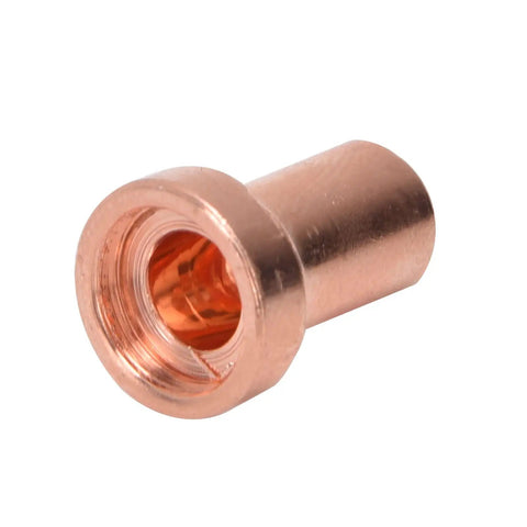 Red copper component from Plasma Cutter Consumables Kit With Cups Electrodes Ring Tips And Accessories For CT312 CUT50 ACDC TIG200