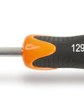 Single screwdriver from 8-Piece 1293INOXD8 Stainless Steel Slotted And Phillips Head Screwdriver Set With Ergonomic Black And Silver Handles