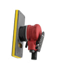 Side view of Jitterbug Sander Three Thirty Second Inch Orbit 10000 RPM Lubrication Free Air Motor Anti Vibration Tech Quiet Silencing System