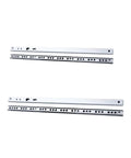 Full Extension Drawer Slides For Cabinets And Furniture, 214mm Metal Steel Rails, Two Section Guide Glides