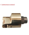 Brass Rotary Union Workhorse For High Speed High Temperature Cooling Water Line 1 Way Connector With Right Handed Thread Left Or Right Setup HD25 Compatible For Industrial Cooling Systems And Precision Applications, brass, 1-way