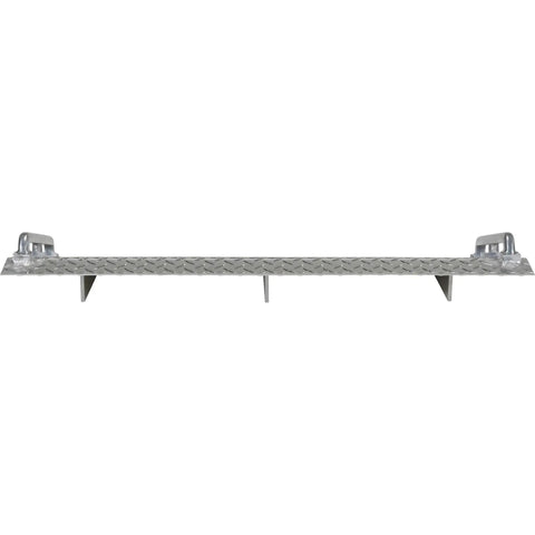 Heavy Hitting Aluminum Mini Dock Plate 18 By 36 Inch With Grippy Non Skid Tread 700 Pound Capacity Portable Truck Bridge Ramp for curbs and thresholds