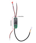 Electric Scooter Dashboard PCB With Bluetooth Premium Replacement Part For 8.5 To 10 Inch Scooters with wires and connectors