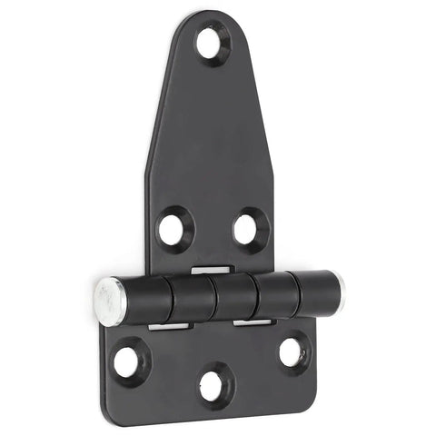 T Shape Gate Hinge For Generator Gate Doors Stainless Steel 6 Holes Cabinet Hinges Shutter Hinge With Black Anti Rust Finish
