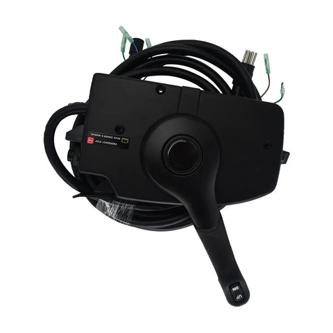 881170A15 Boat Outboard Side Mount Remote Control Box For Mercury Mariner Throttle System, Right Hand 8 Pin Connector With 15ft Harness, Easy Plug And Play Remote Control Box Replacement For All Current Outboard Models
