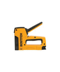 Heavy Duty Power Crown Tacker With Easy Squeeze Mechanism Workhorse Aluminum Body Steel Handle With Rubber Grip