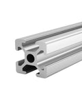 Heavy Duty 2080 T Slot Aluminum Profile Extrusion Linear Rail For Cnc Rigs And 3D Printer Frames cut with a precise hollow center.