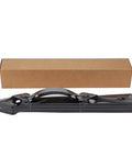 Decorative Magnetic Garage Door Hardware Kit With Faux Hinges And Classic Handles In Black Finish beside box packaging