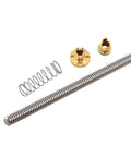 Linear Motion T8 Lead Screw With Anti Backlash Nut For Precise CNC And 3D Printing 8mm Lead 2mm Pitch OD 8mm components