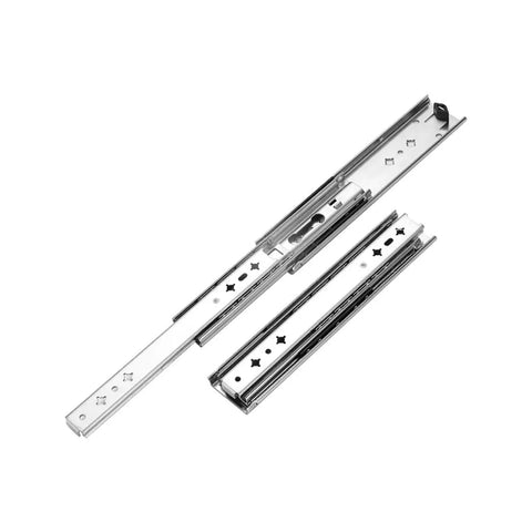 Heavy Duty Drawer Slide Rails Set 2 Pieces 22 Inch Thickened Industrial Cabinet Slides With Three Fold Design For Heavy Drawers