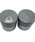 Beefed-Up Heavy-Duty Trailer Bearing Protectors 1.98 Inch Cap With Rubber Boots, Press-In Fit, Shields Wheel Bearings, Two-Pack