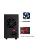 Adjustable 0 To 30 Volt DC Power Supply For Electronics Lab Bench Four Digit Display Switching Regulated Bench Supply rear cooling fan and 115V/230V switch