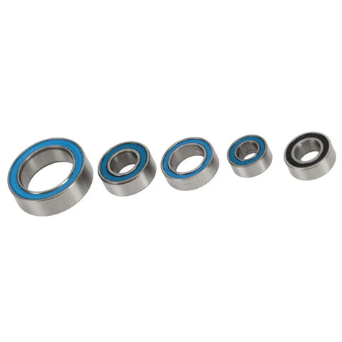 Traxxas 1 18 RC Bearing Kit Stainless Steel Ball Bearings For Small Crawlers Upgrade Parts With Non Double Rubber Seal Durable And Smooth Performance For 1 18 Scale RC Cars stainless steel bearings with blue seals