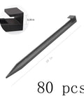 80-pack of 10-inch ABS landscape anchoring stakes, showing side view with measurement detail, for gardens and outdoor use.