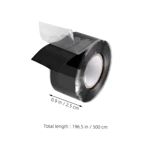 5m Self Adhesive Silicone Tape For Water Pipes And Electrical Repairs Heat Resistant Easy Application, 1 Roll, 2.5cm wide