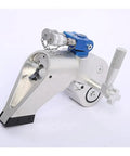 Top Shelf Hydraulic Torque Wrench With 3 Inch Square Drive for serious bolting jobs showcases a solid design with a blue hydraulic connector.