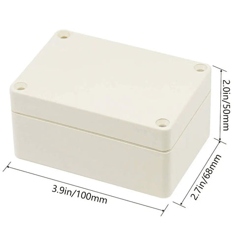 IP65 Waterproof ABS Junction Box Dustproof Electrical Enclosure Gray 3.9 By 2.7 By 2 Inches For Outdoor And Indoor Projects