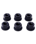 Six bolt nuts from Go-To Heavy Duty Milling Machine Clamping Kit 58-Piece Tool Steel Clamp Set With T-Slot Cleaner And Tightening Wrench 7/16 Table Slot 3/8-16 Stud Size Blue Finish