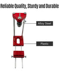 Woodworking Drill Guide Kit Adjustable Locator With Hole Puncher Positioner showing alloy steel and plastic components