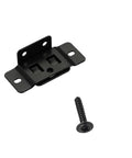 Heavy Duty L Shaped 90 Degree Angle Brackets Kit, 12 Sets Total 60 Pieces, steel bracket with screw for easy install on shelves