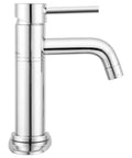 RV Single-Handle Vessel Bathroom Sink Faucet In Chrome, Smooth Lever Action For Precise Temp And Flow, Single Hole Mount