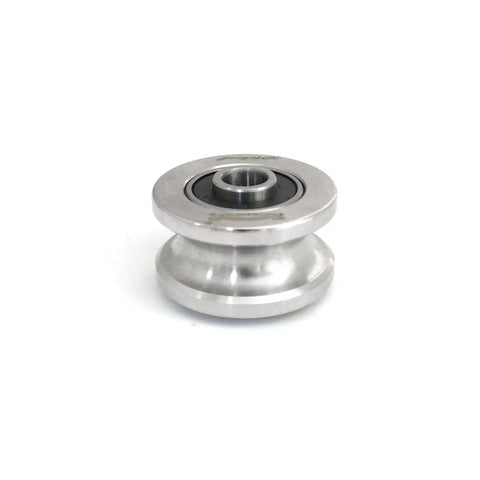 U Shaped Roller Bearing Pulley With Deep Groove Stainless Steel 304 Built Tough For Quiet Smooth Wire Rope Towing And Rail Guide Wheels Perfect For Small Cranes Fishing Setups, 304 stainless, 8mm bore