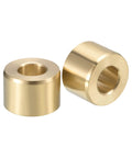 Brass Sleeve Bearing Self Lubricating Bushing For Plain Shafts Half Inch Bore One Inch Outer Diameter Eleven Sixteenths Inch Length Two Pack