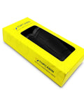 Two Tone Rubber Bike Handlebar Grips 90mm Short Length in yellow box, Non Slip Grippy Ergonomic Comfort Grips For Most Standard Bikes.