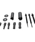 Heavy Duty Internal Bearing Extractor Puller Kit Built For Real Mechanics Needing To Remove Stuck Bearings From Blind Holes In Cars Flywheels Or Bike Hubs Using 23 Millimeter Clamps Made Of Durable Chrome Vanadium Steel Where You Gotta Get Work Done Fast, black bearing puller parts