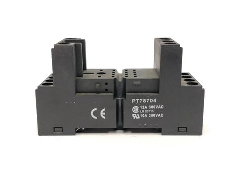 24VDC Relay With Base Included, 6 Amp Switching Capacity, Overload Protected, Durable Relay Module For DIY Projects, Automation And Control Panels Plug And Play Ready in black base