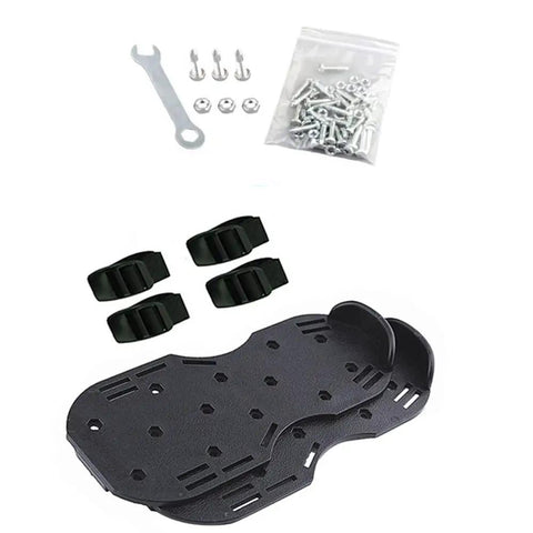 One Size Fits All Spike Lawn Shoes For Aeration Garden Yard Patio Work With Easy Strap Fit Durable Green Polypropylene Construction