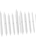 12 Pack Blending Stumps For Drawing And Sketching, 6.1 Inch, pro-grade stumps arranged in size order for shading and smudging.